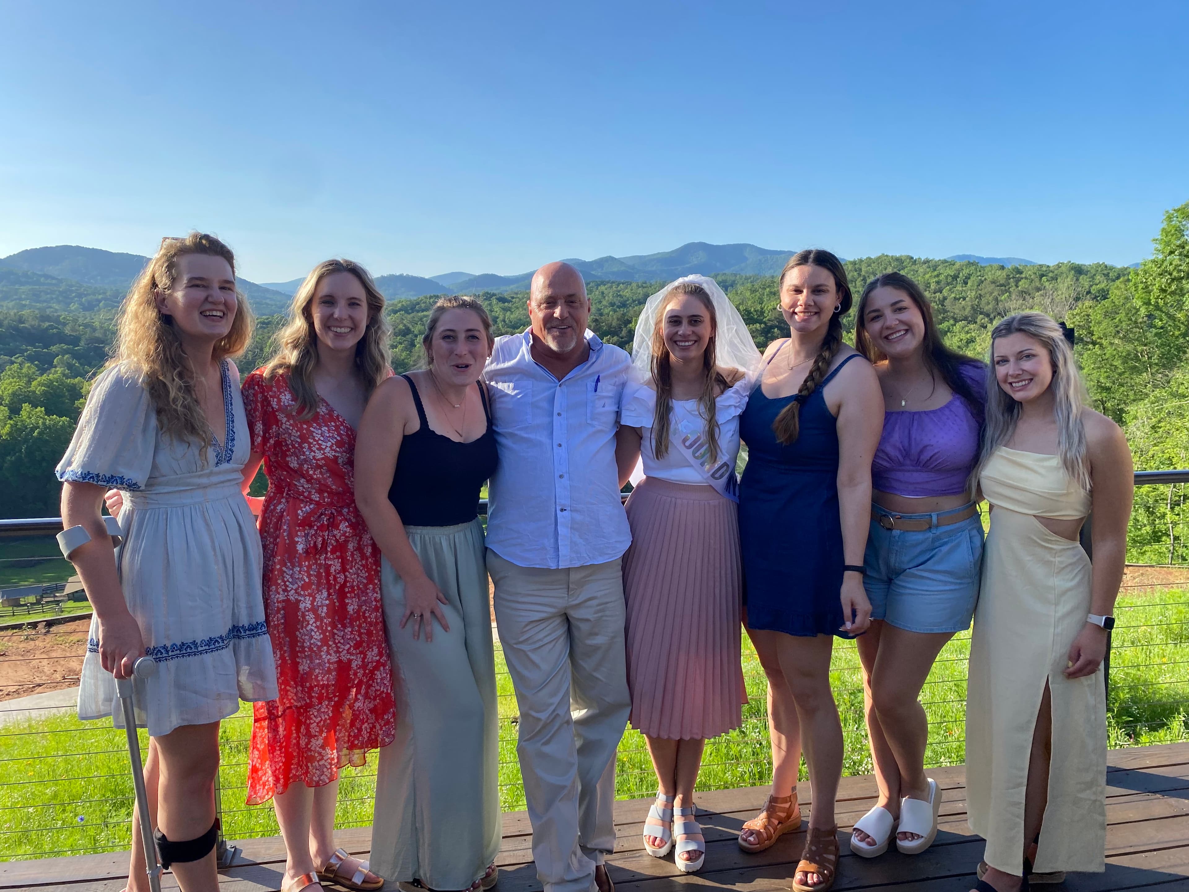 Atlanta bachelorette wine tasting celebration