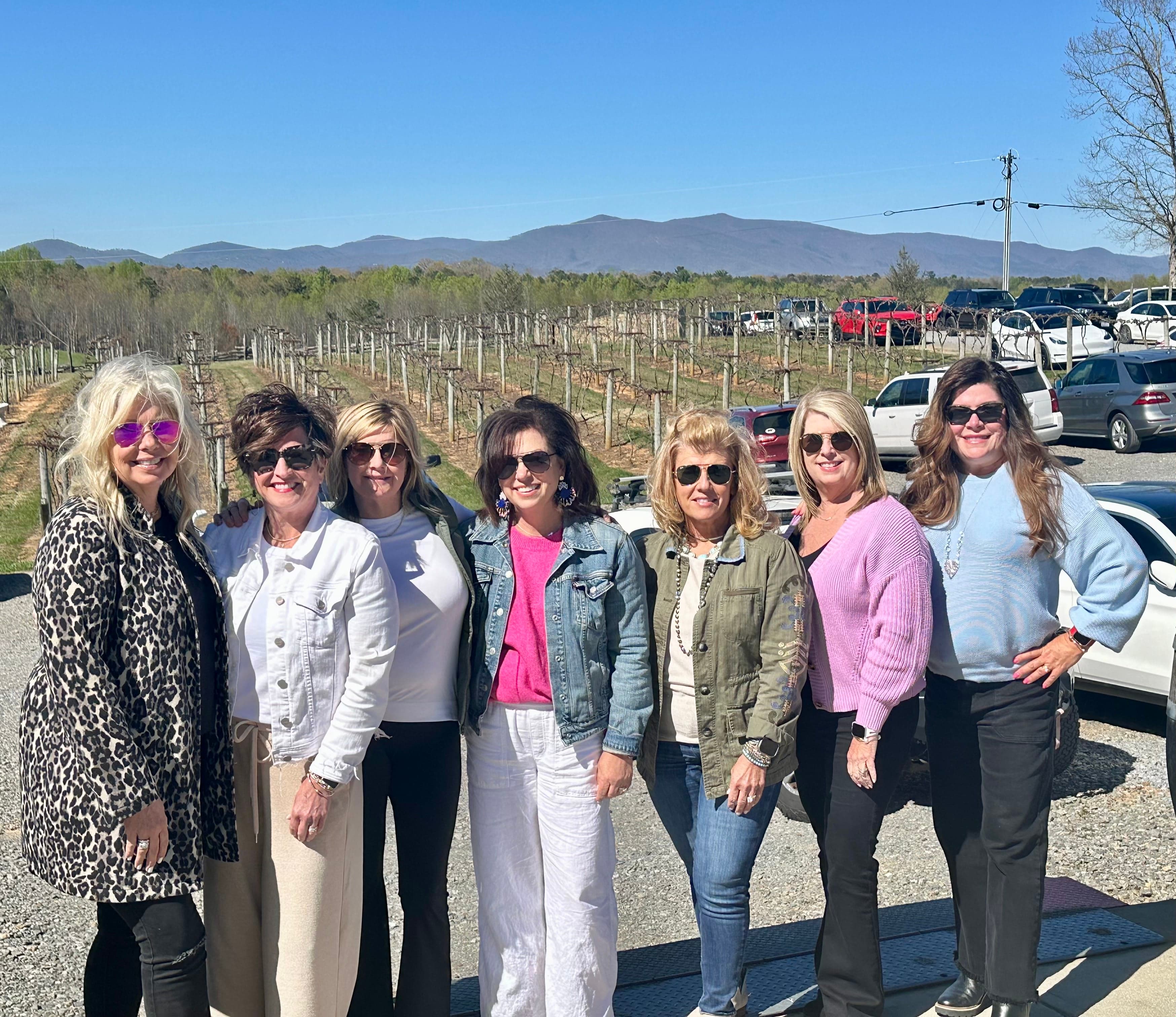 Guests on a Classic Wine Tour Experience in North Georgia