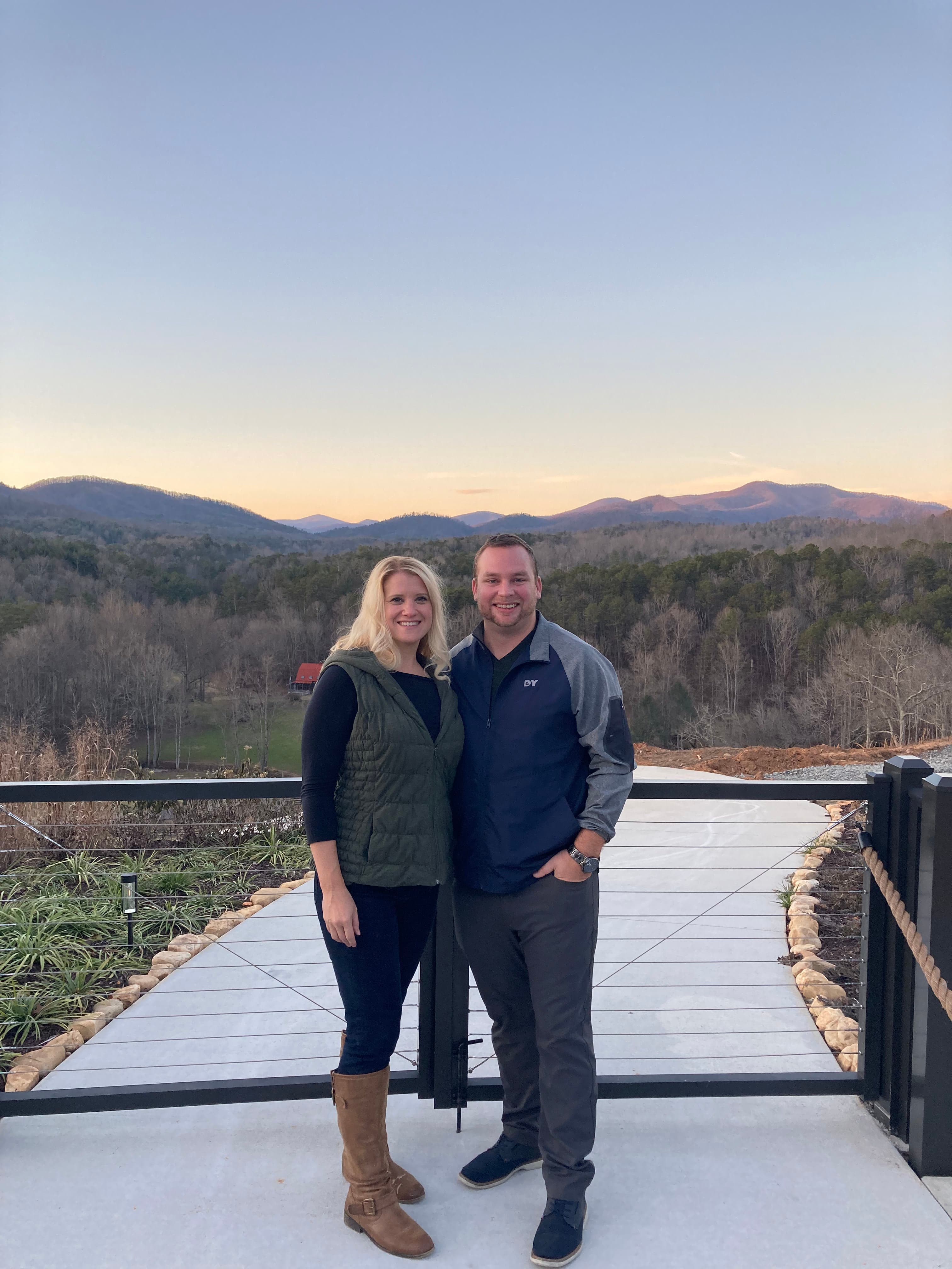 Couple enjoying the Ultimate Celebration Experience