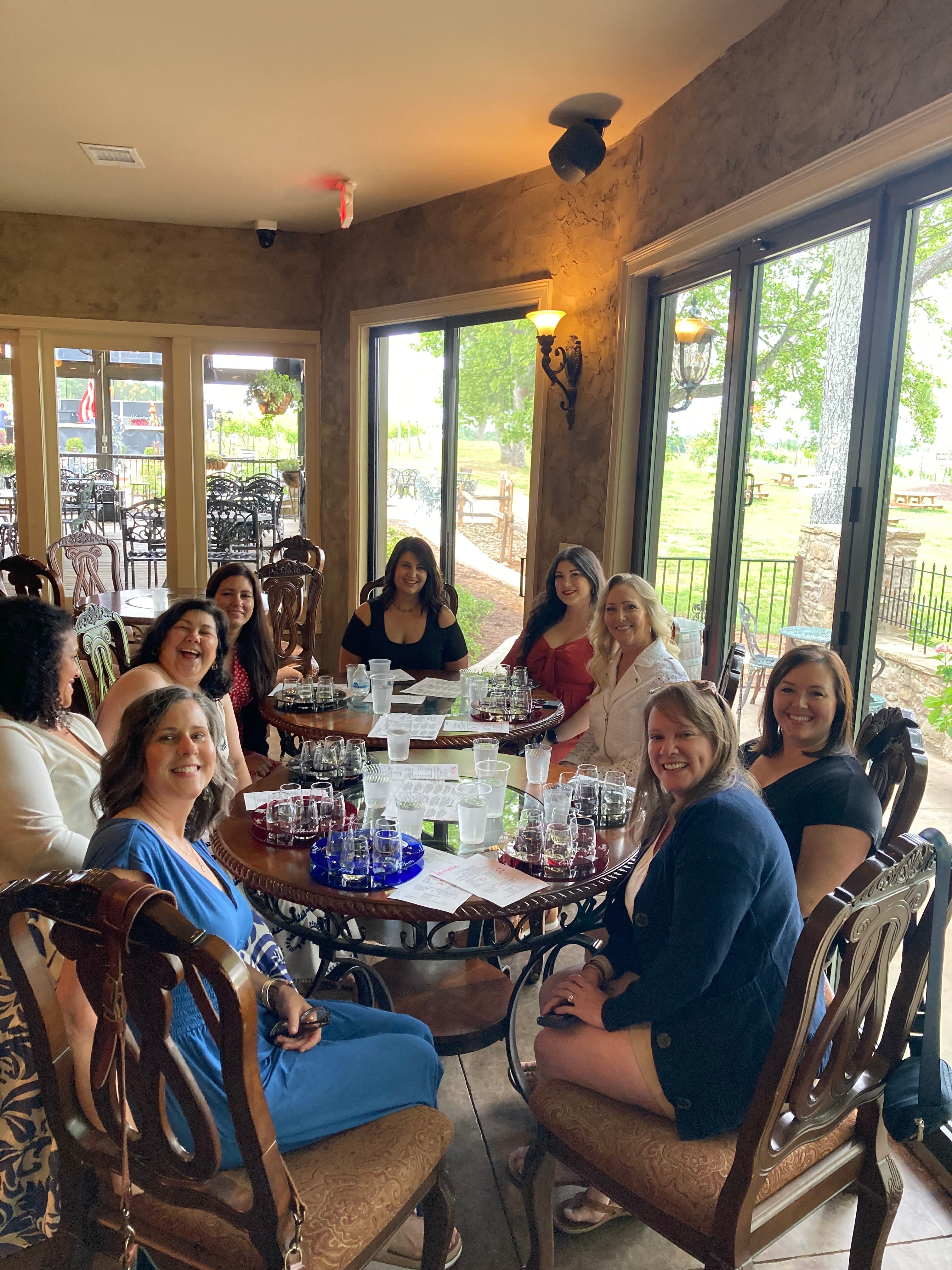 Ellijay wine tour sprinter van and tasting room